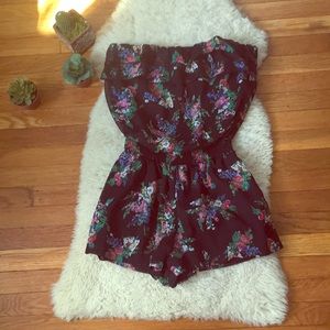 Floral Spring And Summer Romper